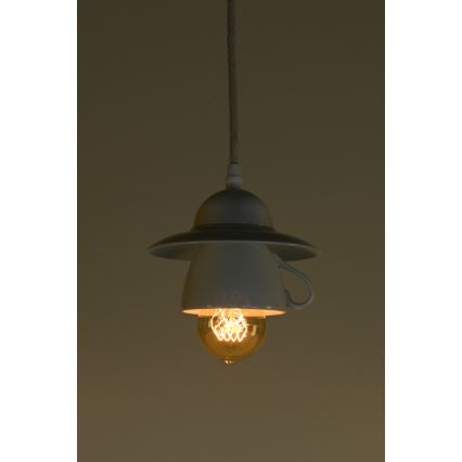 Bohemia-Design - Porzellan-Pendelleuchte an Kabel 1xE27/60W/230V