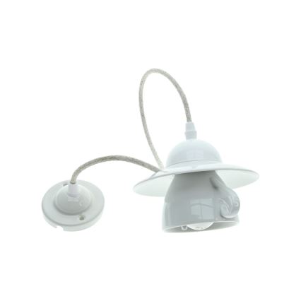 Bohemia-Design - Porzellan-Pendelleuchte an Kabel 1xE27/60W/230V