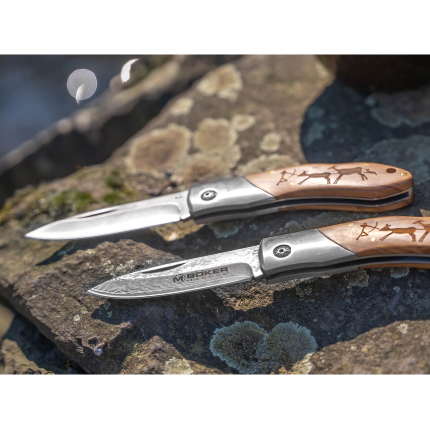 Böker - Damast‑Taschenmesser Magnum Caveman 19,4 cm