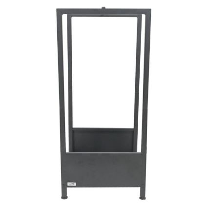 Brennholzständer 39x35x76 cm schwarz
