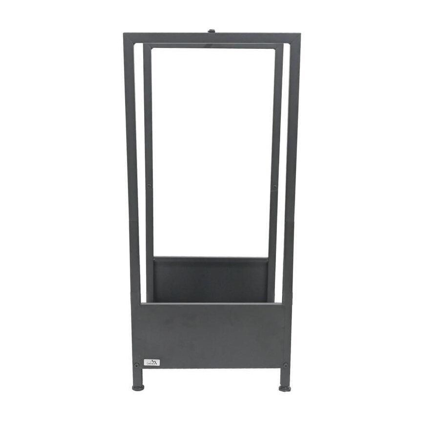 Brennholzständer 39x35x76 cm schwarz