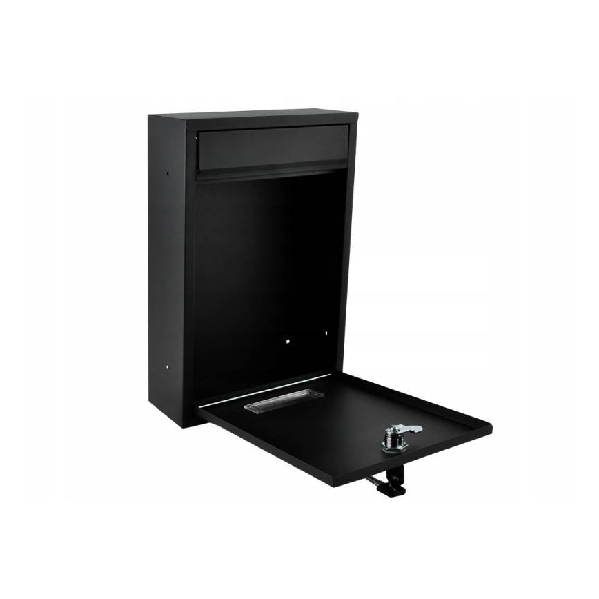 Briefkasten 21,7x32 cm, schwarz