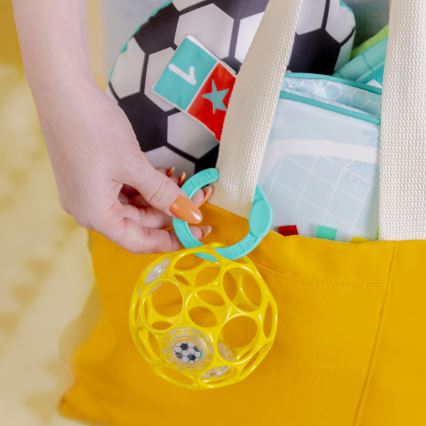 Bright Starts - Baby-Spieldecke OBALL GRIP & KICK 3xAA