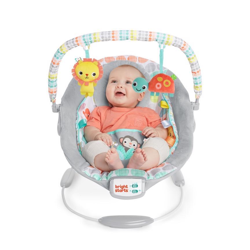 Bright Starts - Baby-Vibrationsliege mit Melodie WHIMSICAL WILD 3xLR14