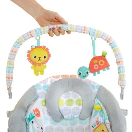 Bright Starts - Baby-Vibrationsliege mit Melodie WHIMSICAL WILD 3xLR14