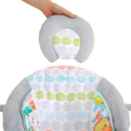 Bright Starts - Baby-Vibrationsliege mit Melodie WHIMSICAL WILD 3xLR14