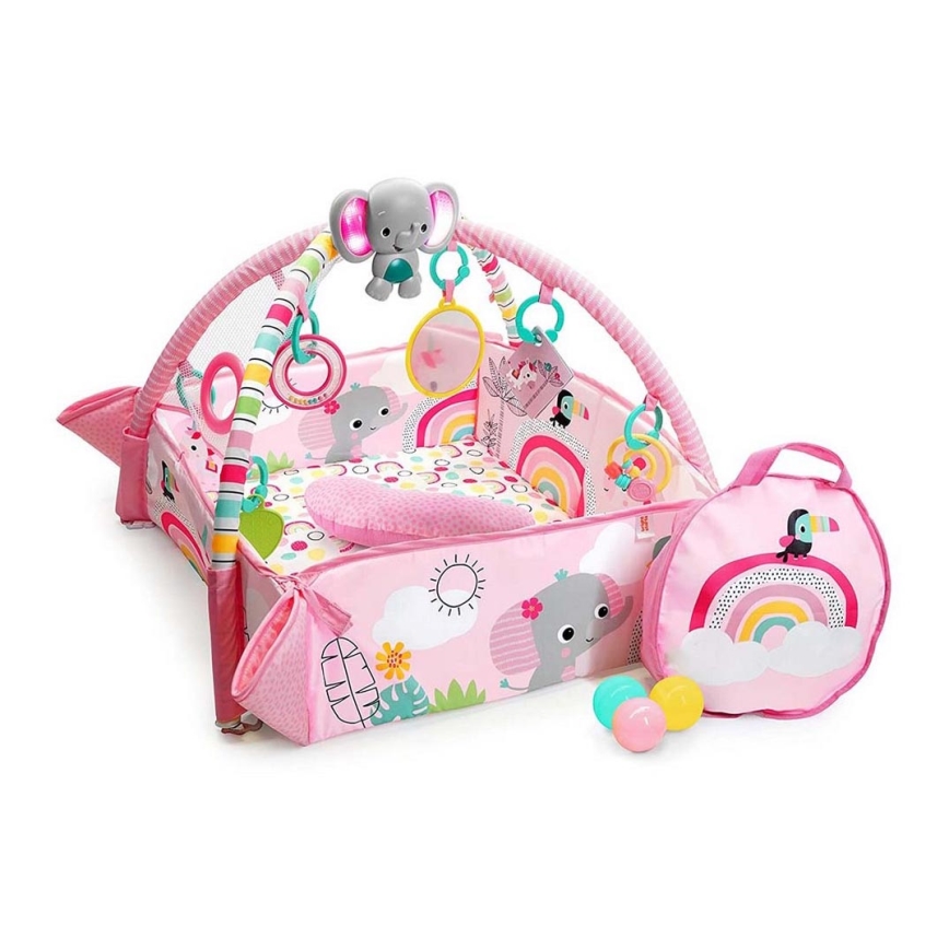 Bright Starts - Babydecke zum Spielen 5in1 YOUR WAY BALL PLAY rosa