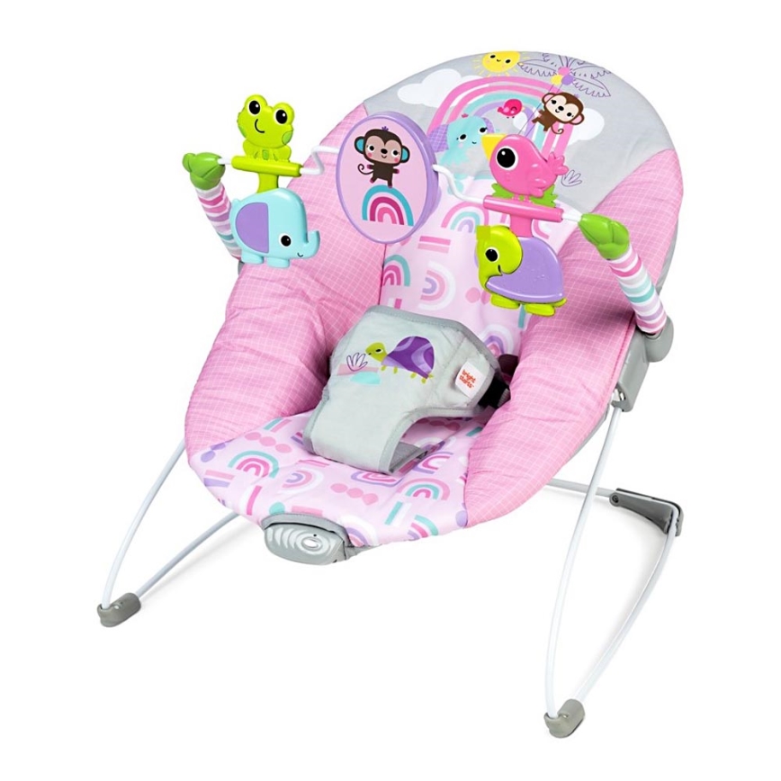 Bright Starts - Babywippe mit Vibration PINK PARADISE 1xLR14