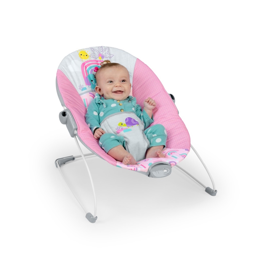 Bright Starts - Babywippe mit Vibration PINK PARADISE 1xLR14