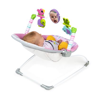 Bright Starts - Babywippe mit Vibration PINK PARADISE 1xLR14