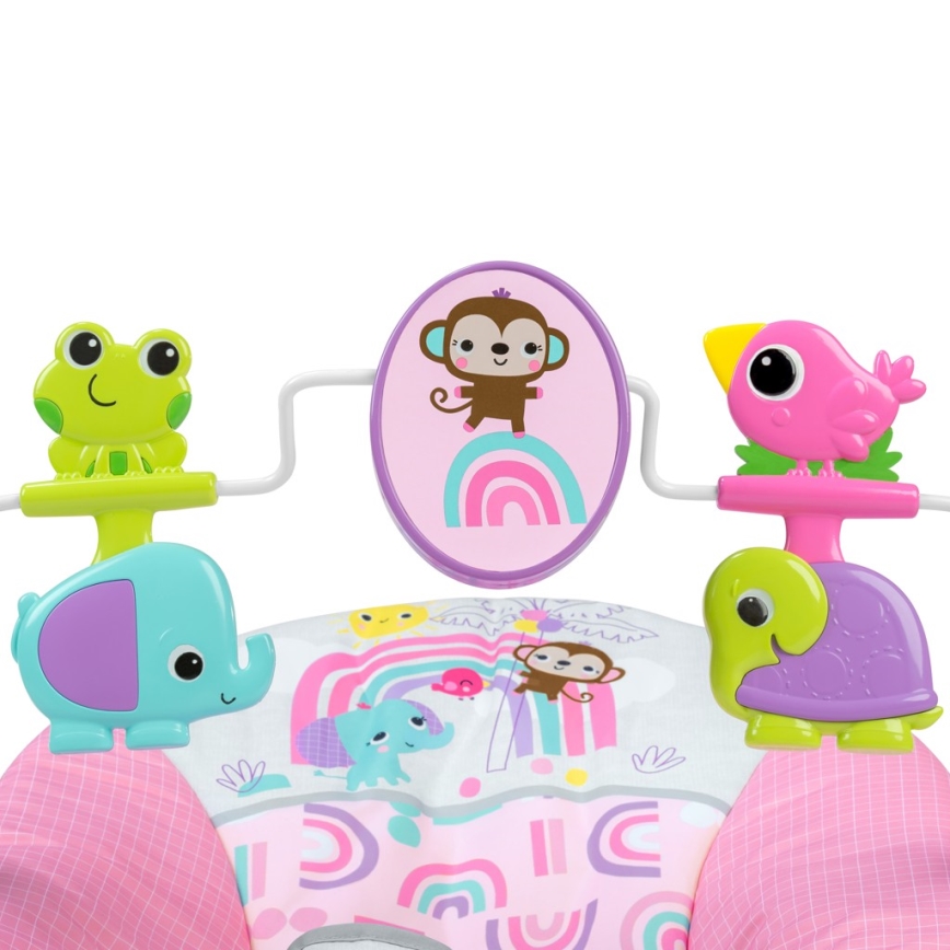 Bright Starts - Babywippe mit Vibration PINK PARADISE 1xLR14
