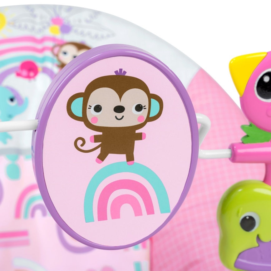 Bright Starts - Babywippe mit Vibration PINK PARADISE 1xLR14