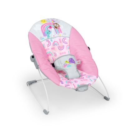 Bright Starts - Babywippe mit Vibration PINK PARADISE 1xLR14