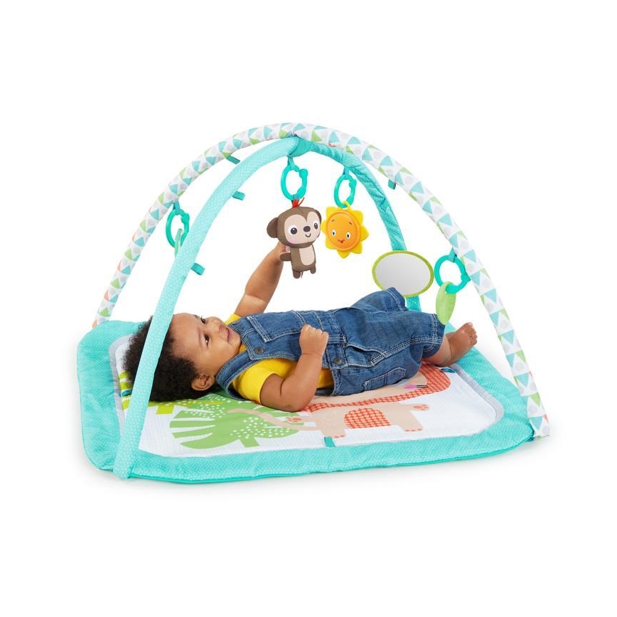 Bright Starts - Kinderspieldecke SAFARI türkis