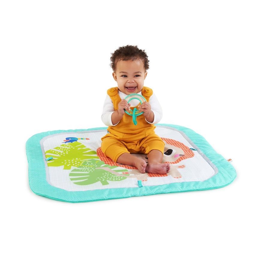 Bright Starts - Kinderspieldecke SAFARI türkis