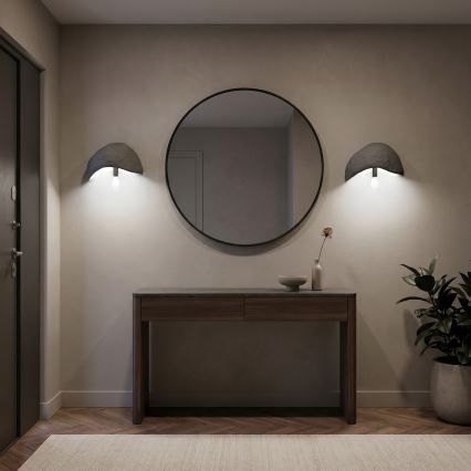 Brilagi - 2er-Set Wandleuchte WABI SABI 1xE14/40W/230V grau