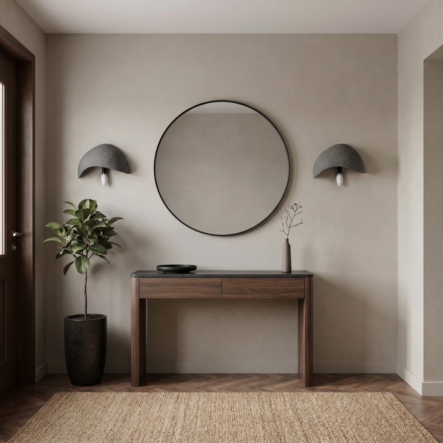 Brilagi - 2er-Set Wandleuchte WABI SABI 1xE14/40W/230V grau