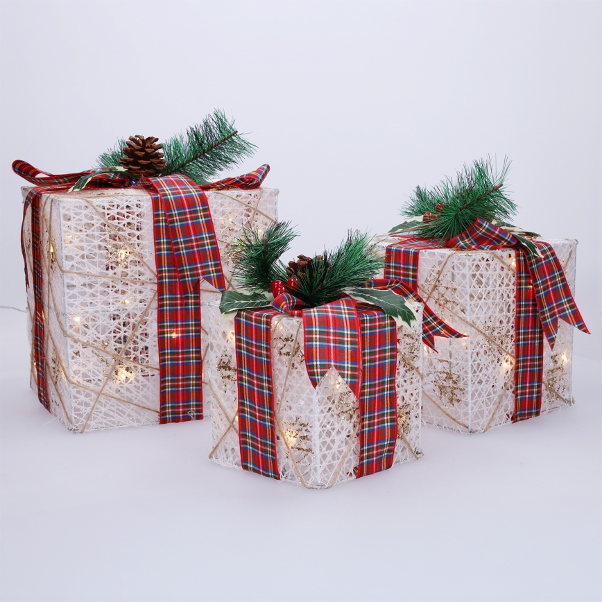 Brilagi – 3er-Set LED-Außen-Weihnachtsdekoration, LED/230V, IP44 – Geschenkideen