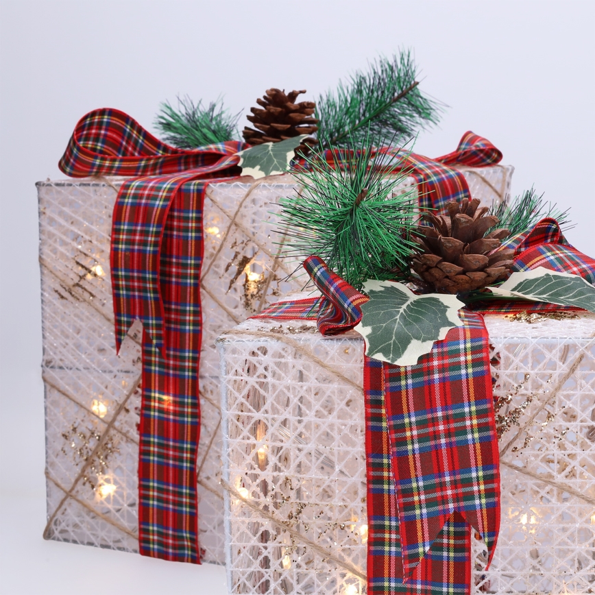 Brilagi – 3er-Set LED-Außen-Weihnachtsdekoration, LED/230V, IP44 – Geschenkideen