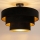Brilagi - Anbau-Deckenleuchte LUNETA 1xE27/60W/230V Ø 40 cm schwarz/gold