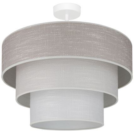 Brilagi - Anbauleuchte ALASKA LUNETA 1xE27/15W/230V d 45 cm grau/cremefarben