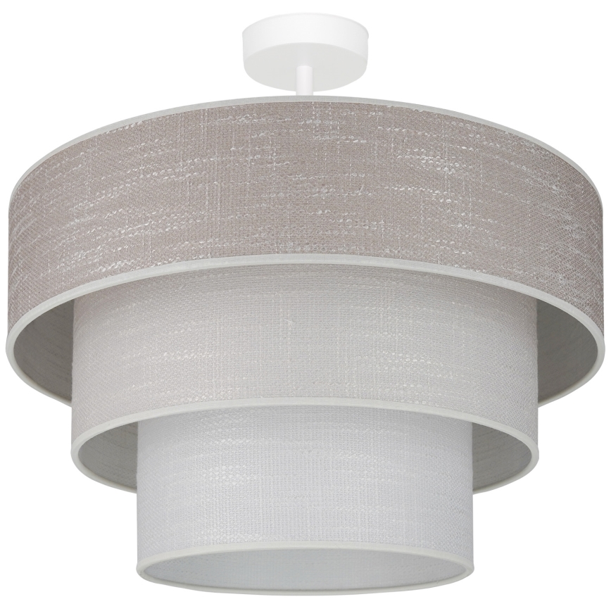 Brilagi - Anbauleuchte ALASKA LUNETA 1xE27/15W/230V d 45 cm grau/cremefarben