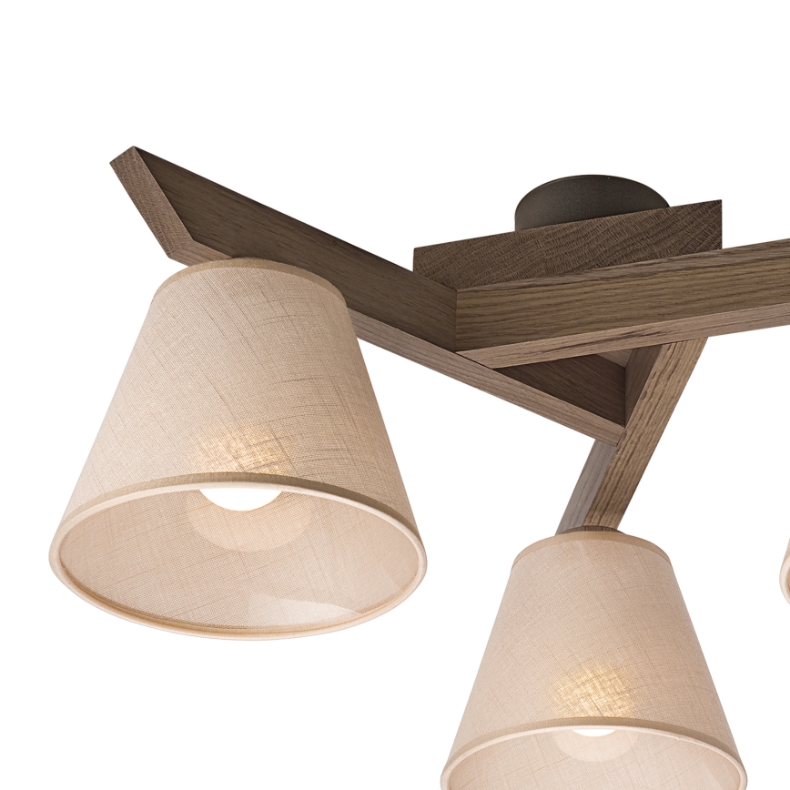 Brilagi - Anbauleuchte ANTHONY 3xE14/40W/230V Eiche/beige