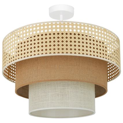 Brilagi - Anbauleuchte CEDAR LUNETA 1xE27/15W/230V d 45 cm beige/braun/cremefarben