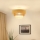 Brilagi - Anbauleuchte CEDAR LUNETA 1xE27/15W/230V d 45 cm beige/braun/cremefarben