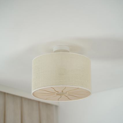 Brilagi - Anbauleuchte COUNTRY ROLLER 1xE27/15W/230V d 45 cm cremefarben