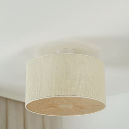 Brilagi - Anbauleuchte COUNTRY ROLLER 1xE27/15W/230V d 50 cm cremefarben