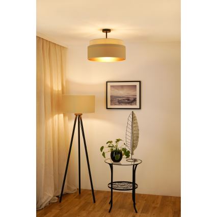 Brilagi - Anbauleuchte OREGON VEGE 1xE27/15W/230V d 45 cm beige