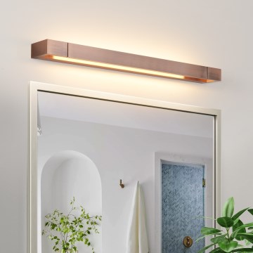 Brilagi - AQUA LINE LED-Spiegelleuchte 18W/230V, 60 cm, IP44, Bronze, CRI 90