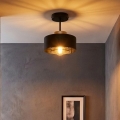 Brilagi - Aufbau-Deckenleuchte 1xE27/60W/230V schwarz/gold
