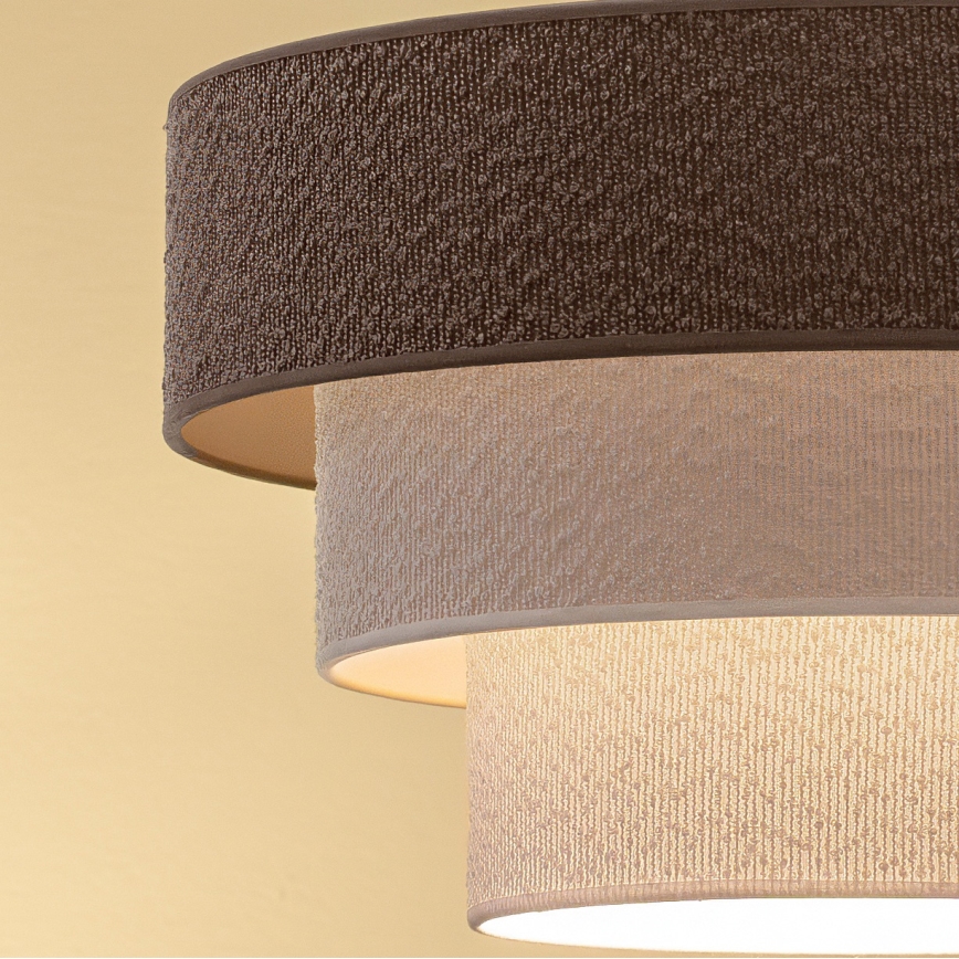 Brilagi - Aufbau-Deckenleuchte LUNETA 1xE27/60W/230V Ø 40 cm grau/creme/weiß