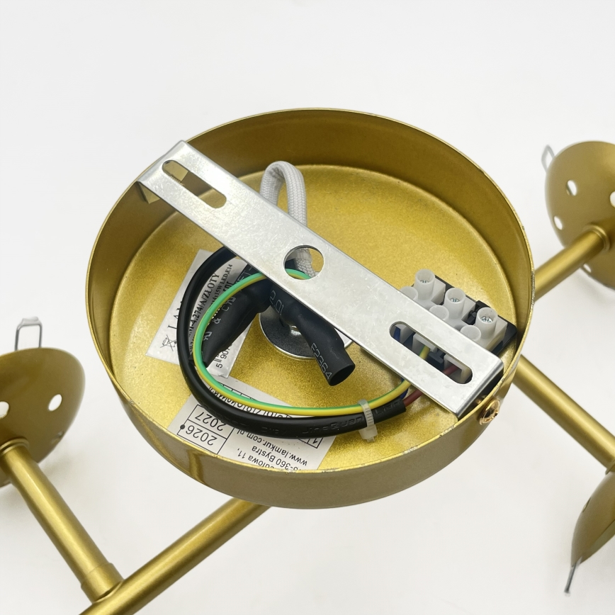 Brilagi - Aufbau-Deckenleuchte MALONY 4xE14/20W/230V goldfarben