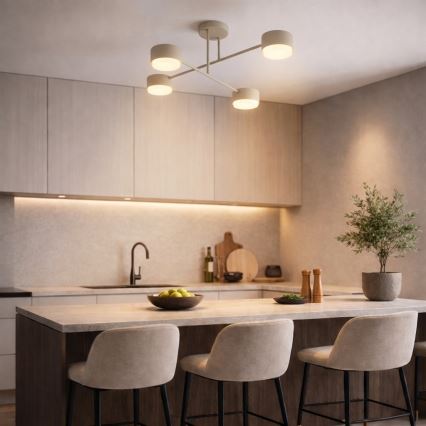 Brilagi - Aufbau-Deckenleuchte MONO 4xGX53/12W/230V beige