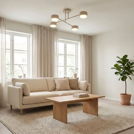Brilagi - Aufbau-Deckenleuchte MONO 4xGX53/12W/230V beige