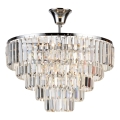 Brilagi - Aufbau-Kronleuchter CRYSTAL 5xE14/40W/230V glänzendes Chrom