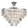 Brilagi - Aufbau-Kronleuchter CRYSTAL 5xE14/40W/230V glänzendes Chrom