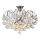 Brilagi - Aufbau-Kronleuchter CRYSTAL 6xE14/60W/230V glänzendes Chrom