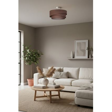 Brilagi - Aufbauleuchte ARROW 1xE27/60W/230V Ø 45 cm braun