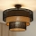 Brilagi - Aufbauleuchte DAKOTA LUNETA 1xE27/15W/230V d 45 cm schwarz/beige