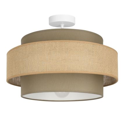 Brilagi - Aufbauleuchte RESNA 1xE27/60W/230V Ø 40 cm braun/beige