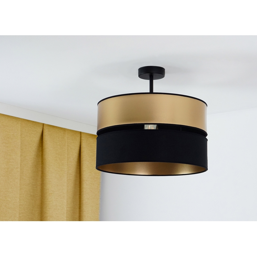 Brilagi - Aufbauleuchte ROYAL 1xE27/15W/230V d 40 cm schwarz/golden