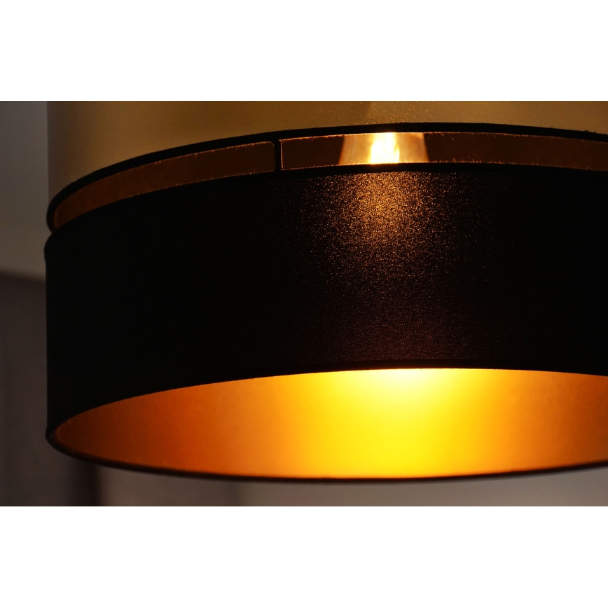 Brilagi - Aufbauleuchte ROYAL 1xE27/15W/230V d 40 cm schwarz/golden