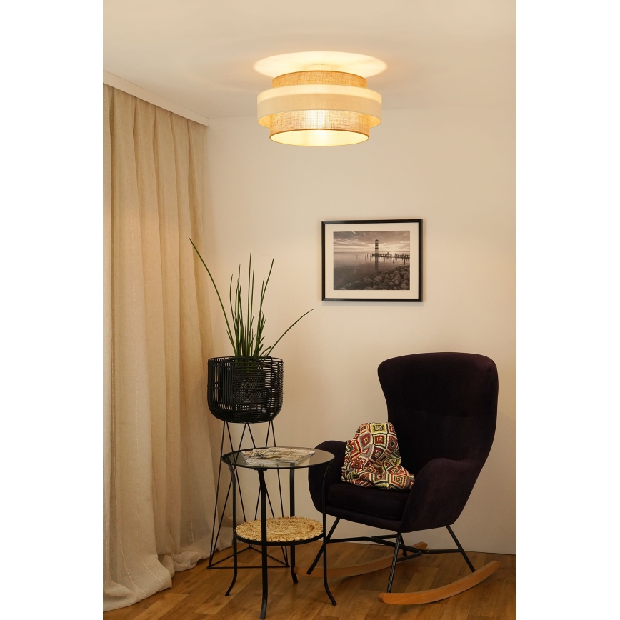 Brilagi - Aufbauleuchte SPACE LIGHT 1xE27/15W/230V d 50 cm beige/cremefarben