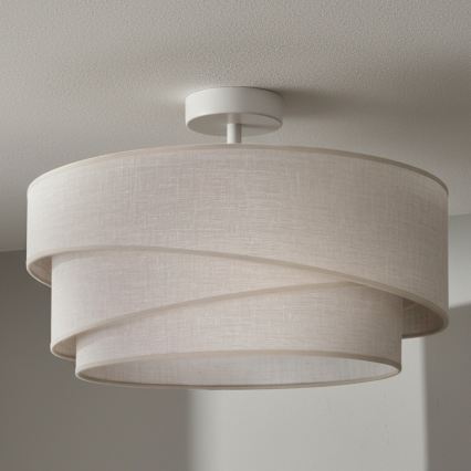Brilagi - Aufgesetzte Deckenleuchte ARROW 1xE27/60W/230V Ø 45 cm beige