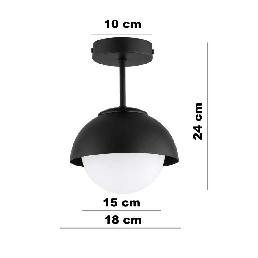 BRILAGI - Aufgesetzte Deckenleuchte COSMO 1xE27/60W/230V schwarz