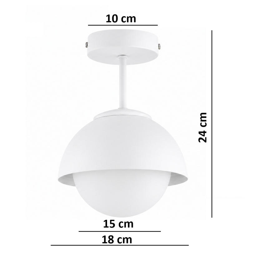 BRILAGI - Aufgesetzte Deckenleuchte COSMO 1xE27/60W/230V weiß/gold